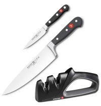 Wüsthof Classic Knife Set and Sharpener 9608/5